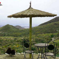 Gevlochten Parasol Heza